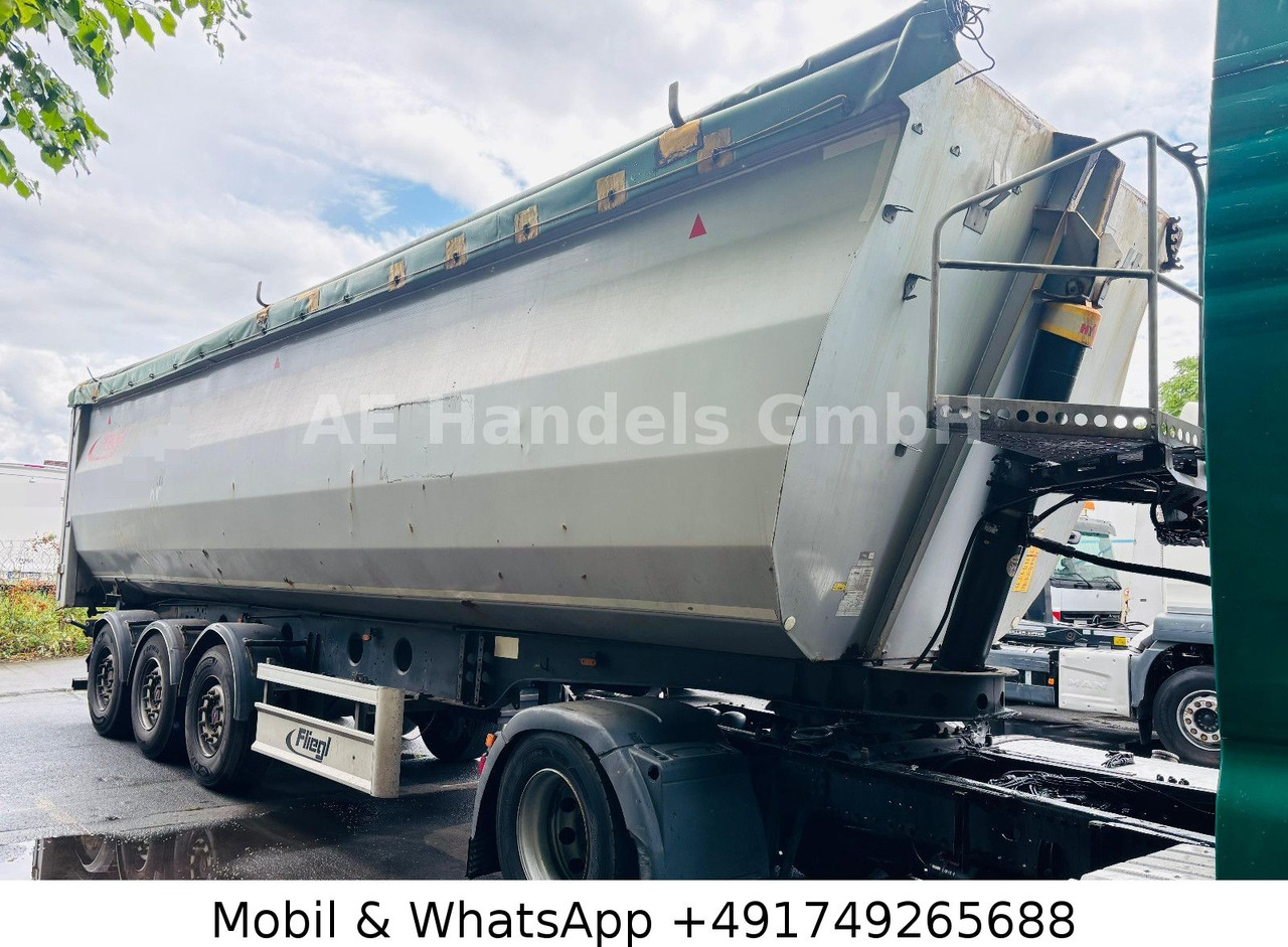 Fliegl DHKS 390 Stahl *50m³/Lift/Podest/Getreideöffnung - Savivartis puspriekabė: foto 1 Fliegl DHKS 390 Stahl *50m³/Lift/Podest/Getreideöffnung - Savivartis puspriekabė: foto 1