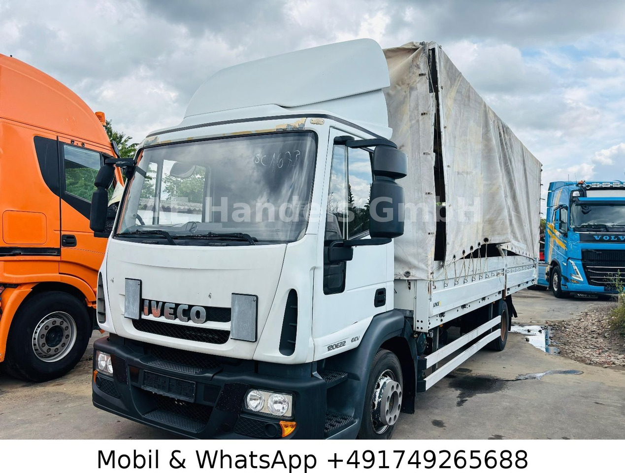 Iveco 120E22 Flachdach BL *Manual / LBW-Dautel - Tentinis sunkvežimis: foto 2 Iveco 120E22 Flachdach BL *Manual / LBW-Dautel - Tentinis sunkvežimis: foto 2