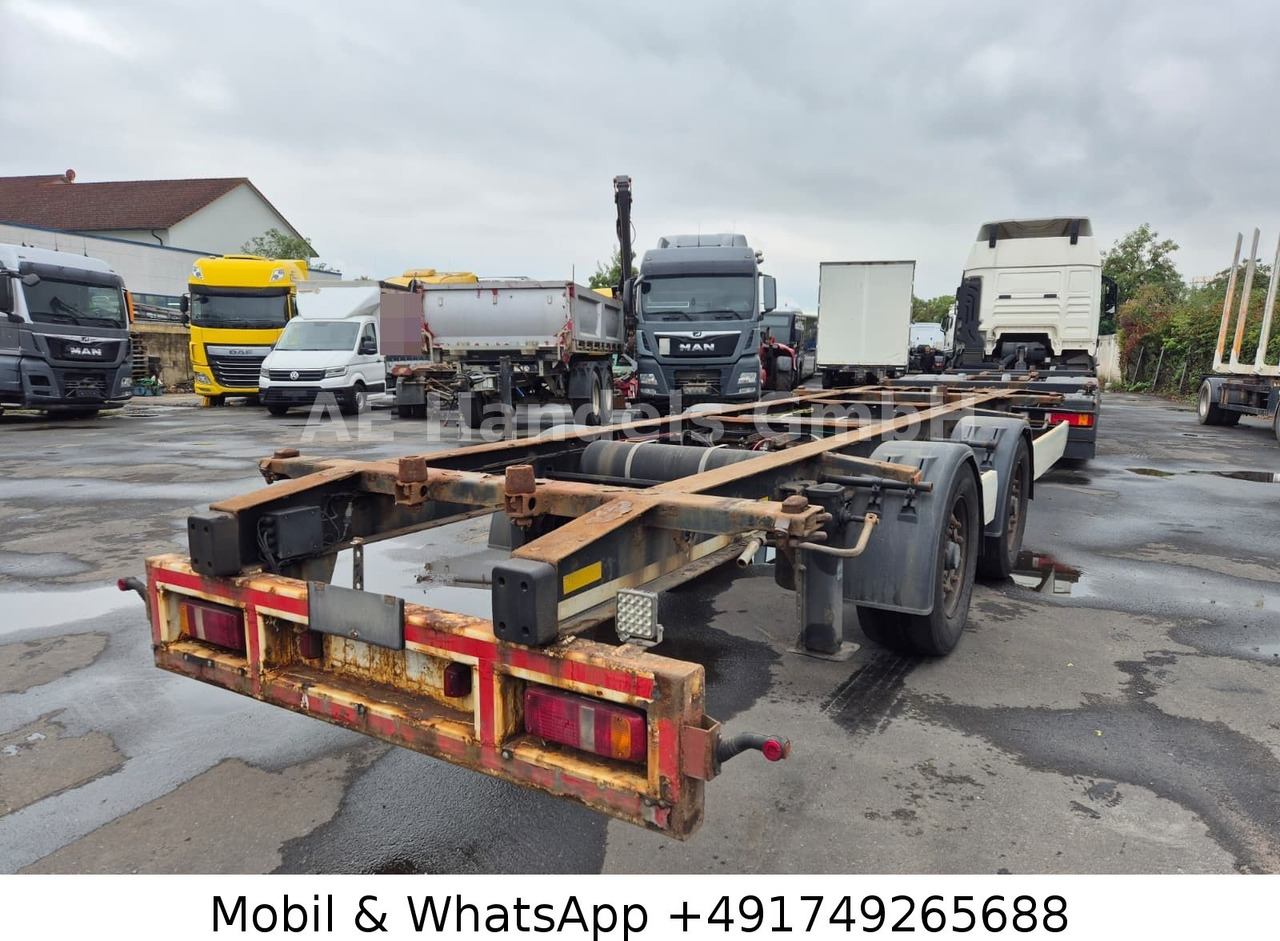 Krone ZZ Tandem BDF Tiefgekoppelt *Wabco/BWP/Luft - Konteineris-vežimus/ Sukeisti kūną priekaba: foto 5 Krone ZZ Tandem BDF Tiefgekoppelt *Wabco/BWP/Luft - Konteineris-vežimus/ Sukeisti kūną priekaba: foto 5