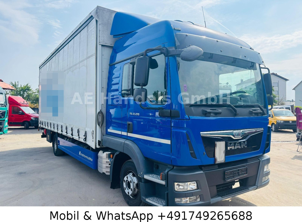 MAN TGL 12.220 LX BL*Tautliner/Edscha/LBW/Standklima - Tentinis sunkvežimis: foto 1 MAN TGL 12.220 LX BL*Tautliner/Edscha/LBW/Standklima - Tentinis sunkvežimis: foto 1