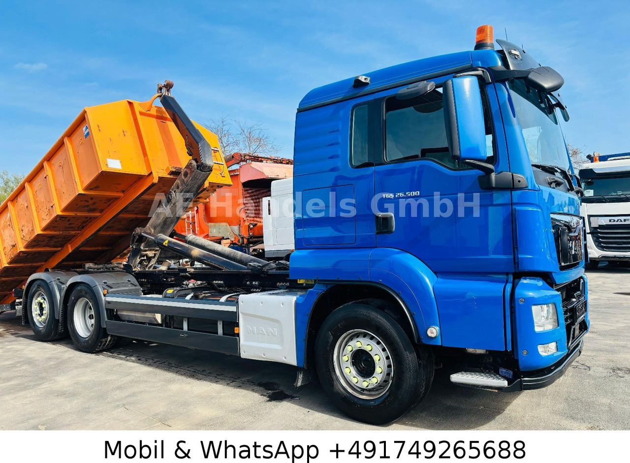 Hook-lift sunkvežimis, Sunkvežimis su kranu MAN TGS 26.500 L BL 6x2 *Retarder/Lenk+Lift/MEILLER: foto 6 Hook-lift sunkvežimis, Sunkvežimis su kranu MAN TGS 26.500 L BL 6x2 *Retarder/Lenk+Lift/MEILLER: foto 6