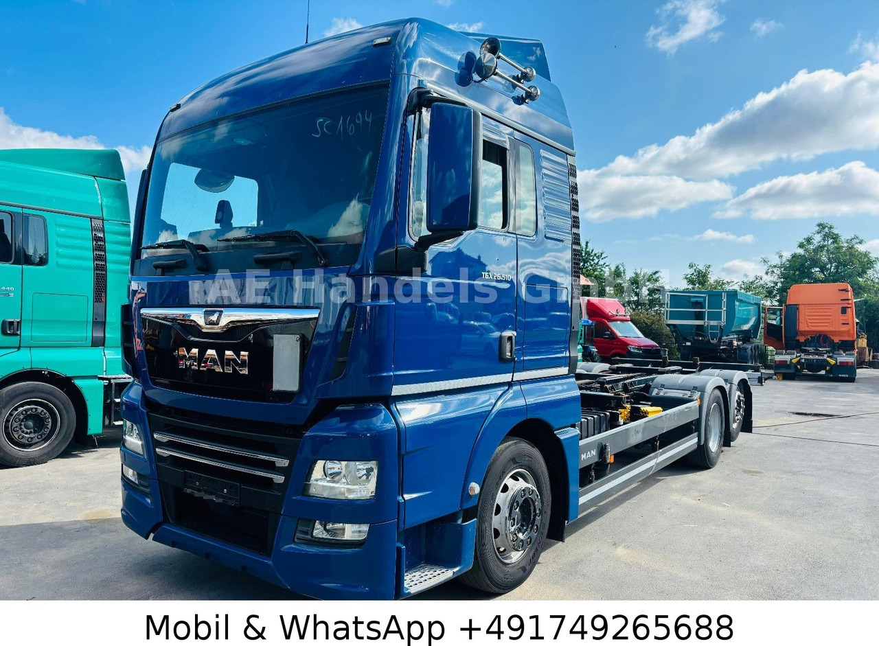 MAN TGX 26.510 XLX LL 6x2*Retarder/Lenk+Lift/ACC/LDW - Konteineris-vežimus/ Sukeisti kūną sunkvežimis: foto 1 MAN TGX 26.510 XLX LL 6x2*Retarder/Lenk+Lift/ACC/LDW - Konteineris-vežimus/ Sukeisti kūną sunkvežimis: foto 1