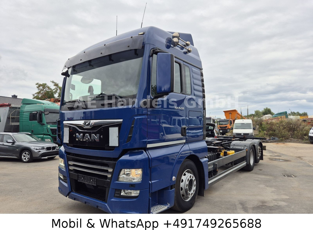 MAN TGX 26.510 XLX LL *Retarder/ACC/LDW/Lenk+Lift - Konteineris-vežimus/ Sukeisti kūną sunkvežimis: foto 1 MAN TGX 26.510 XLX LL *Retarder/ACC/LDW/Lenk+Lift - Konteineris-vežimus/ Sukeisti kūną sunkvežimis: foto 1