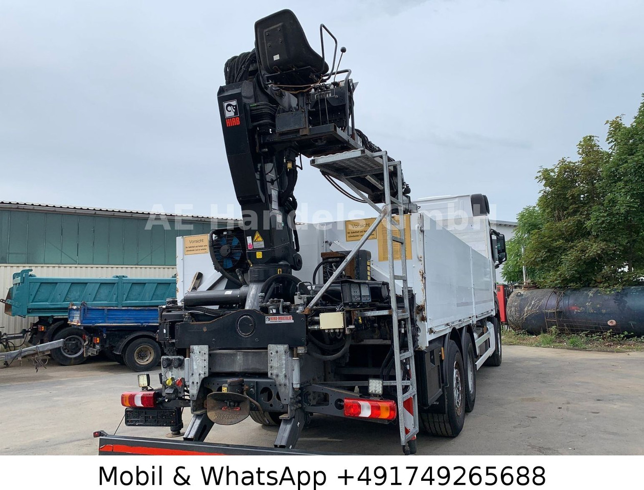 Mercedes-Benz Actros IV 2645 L LL 6x2 *Retarder/Hiab-177K-Pro - Platforminis/ Bortinis sunkvežimis, Sunkvežimis su kranu: foto 5 Mercedes-Benz Actros IV 2645 L LL 6x2 *Retarder/Hiab-177K-Pro - Platforminis/ Bortinis sunkvežimis, Sunkvežimis su kranu: foto 5