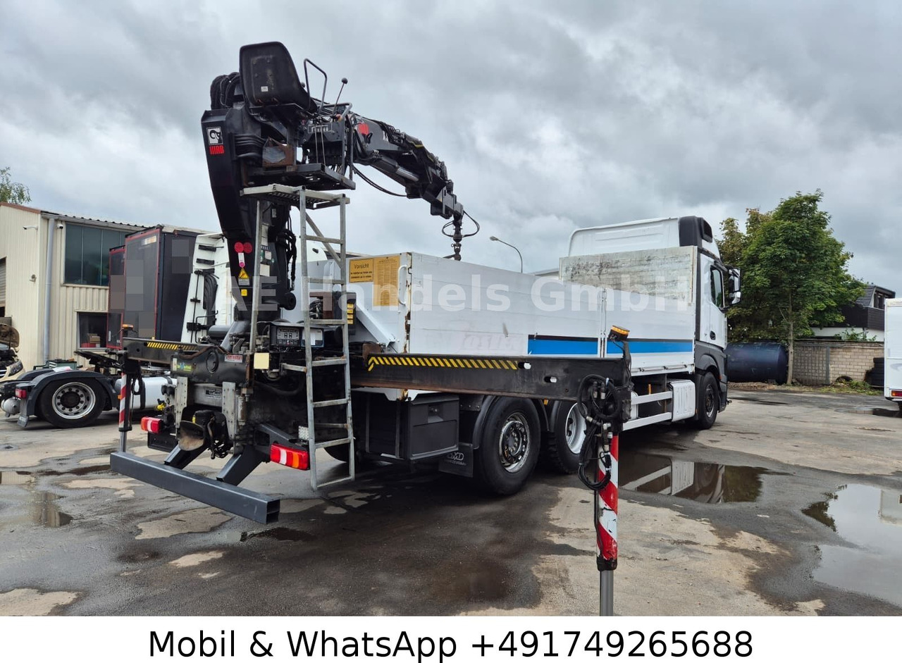 Mercedes-Benz Actros IV 2645 L LL 6x2 *Retarder/Hiab-177K-Pro - Platforminis/ Bortinis sunkvežimis, Sunkvežimis su kranu: foto 5 Mercedes-Benz Actros IV 2645 L LL 6x2 *Retarder/Hiab-177K-Pro - Platforminis/ Bortinis sunkvežimis, Sunkvežimis su kranu: foto 5