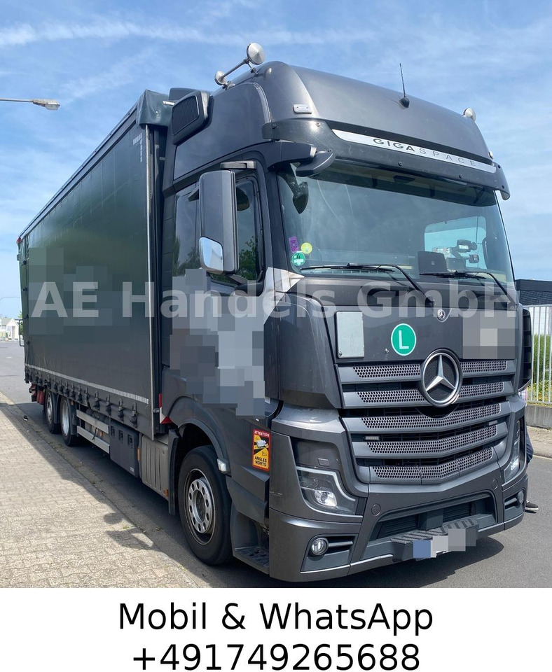 Mercedes-Benz Actros V 2540 L *Hubdach/Lenk+Lift/LBW-2,8m - Tentinis sunkvežimis: foto 1 Mercedes-Benz Actros V 2540 L *Hubdach/Lenk+Lift/LBW-2,8m - Tentinis sunkvežimis: foto 1
