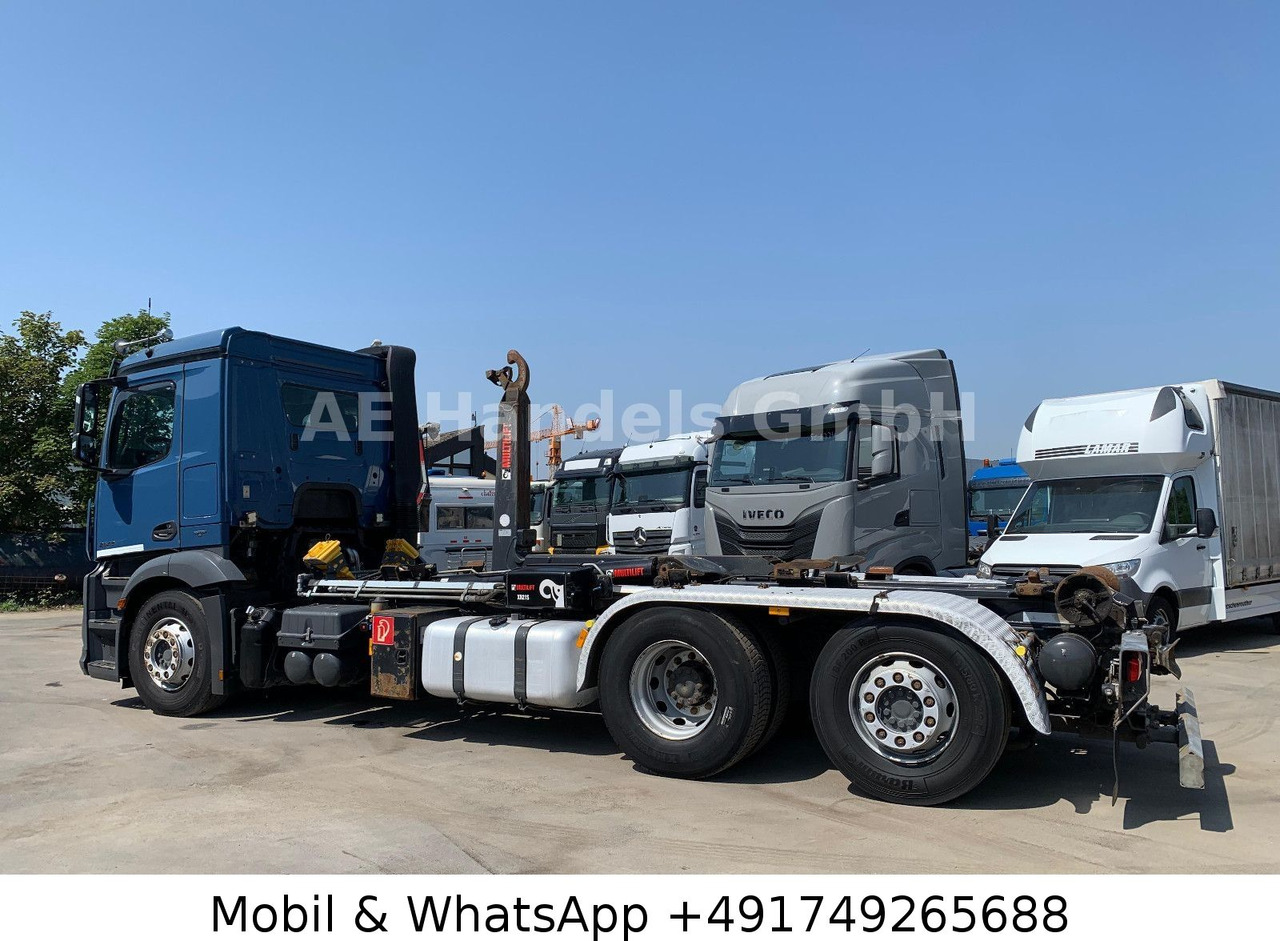 Mercedes-Benz Antos 2542 M LL *Retarder/Hiab-XR21S56/Lenk+Lift - Hook-lift sunkvežimis, Sunkvežimis su kranu: foto 2 Mercedes-Benz Antos 2542 M LL *Retarder/Hiab-XR21S56/Lenk+Lift - Hook-lift sunkvežimis, Sunkvežimis su kranu: foto 2