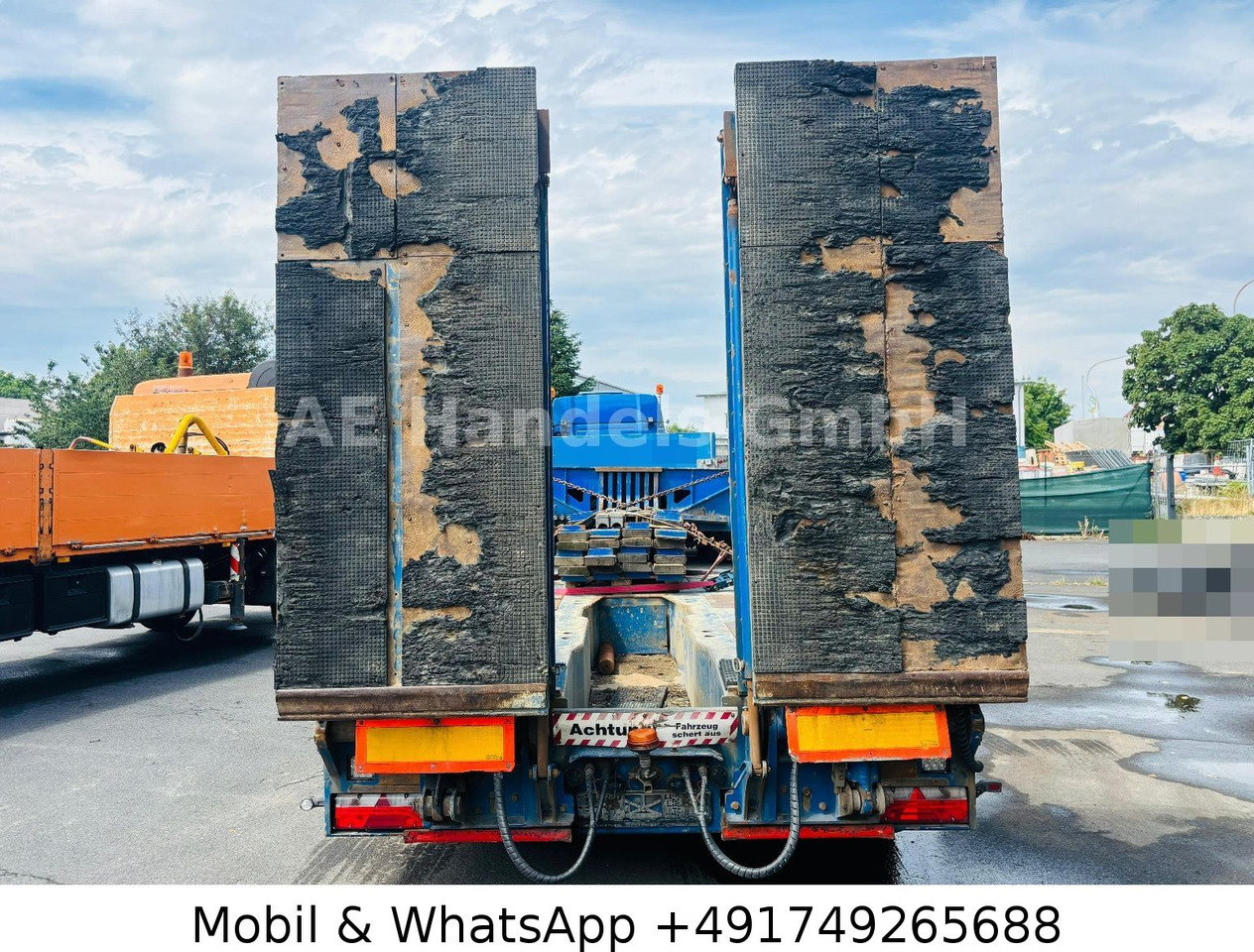 Meusburger MTS-5 *Dolly/Hydr.Rampen/Bagger-Stiel-Mulde - Žemo profilio platforma puspriekabė: foto 5 Meusburger MTS-5 *Dolly/Hydr.Rampen/Bagger-Stiel-Mulde - Žemo profilio platforma puspriekabė: foto 5