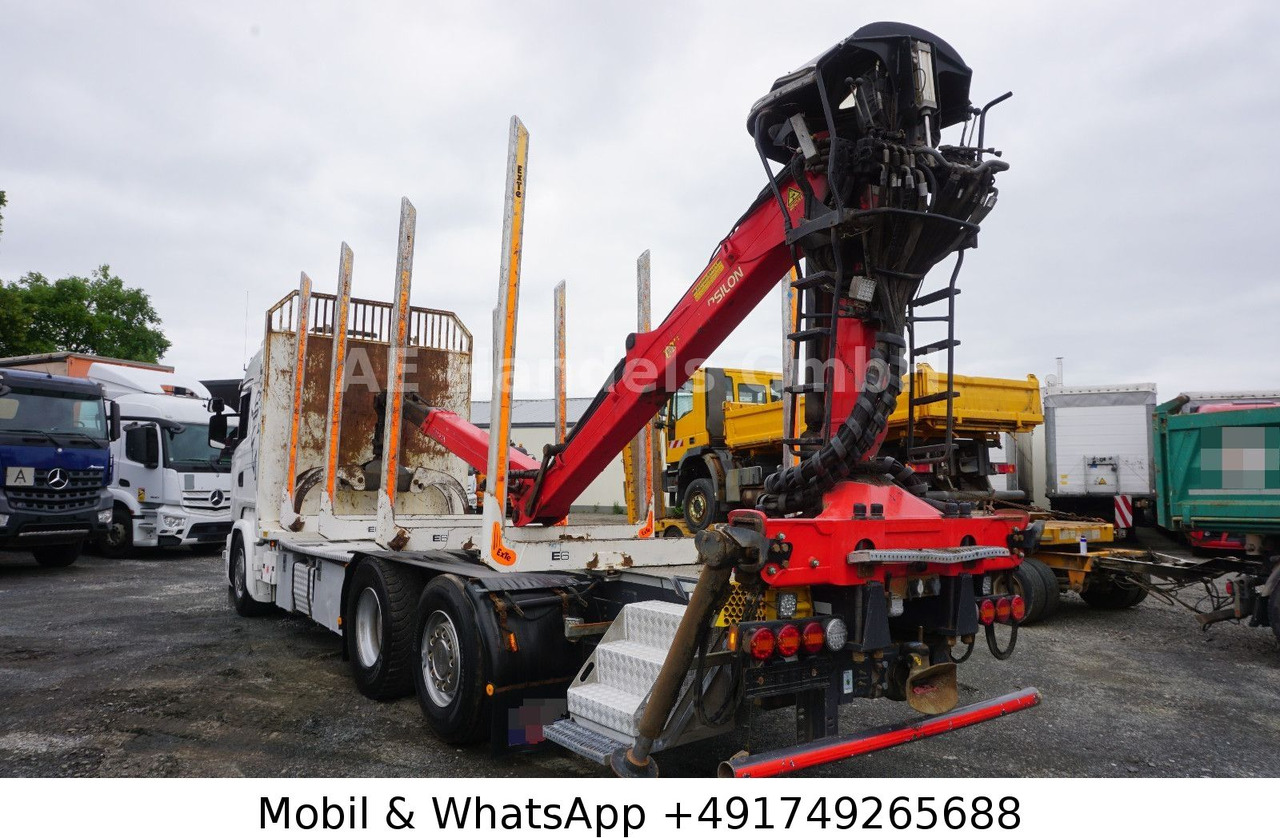 Scania R580 V8 Highline Palfinger-M120L97 *Retarder/ACC - Sunkvežimis su kranu: foto 5 Scania R580 V8 Highline Palfinger-M120L97 *Retarder/ACC - Sunkvežimis su kranu: foto 5