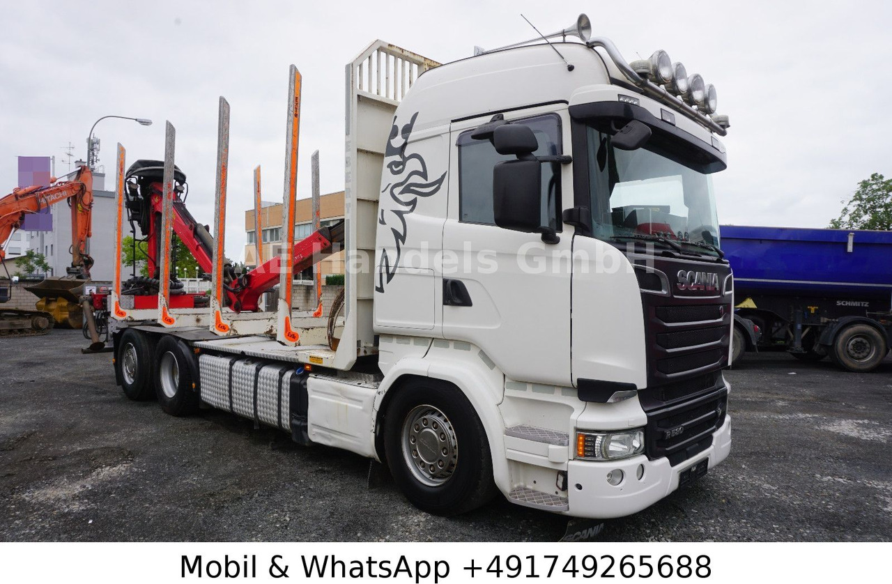 Scania R580 V8 Highline Palfinger-M120L97 *Retarder/ACC - Sunkvežimis su kranu: foto 2 Scania R580 V8 Highline Palfinger-M120L97 *Retarder/ACC - Sunkvežimis su kranu: foto 2
