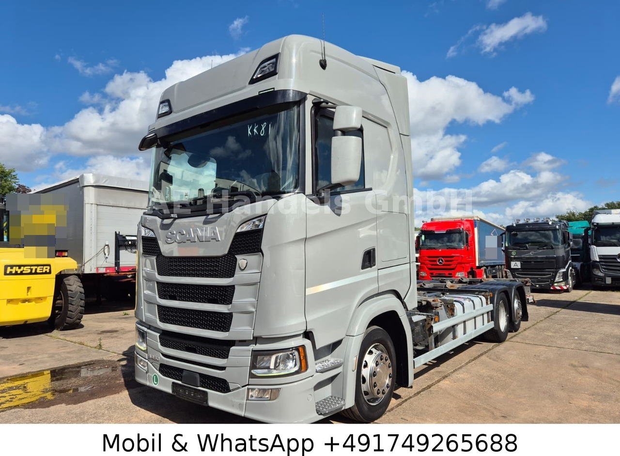 Konteineris-vežimus/ Sukeisti kūną sunkvežimis Scania S450 HighLine BDF *Retarder/Lenk+Lift/Multi/LBW: foto 11