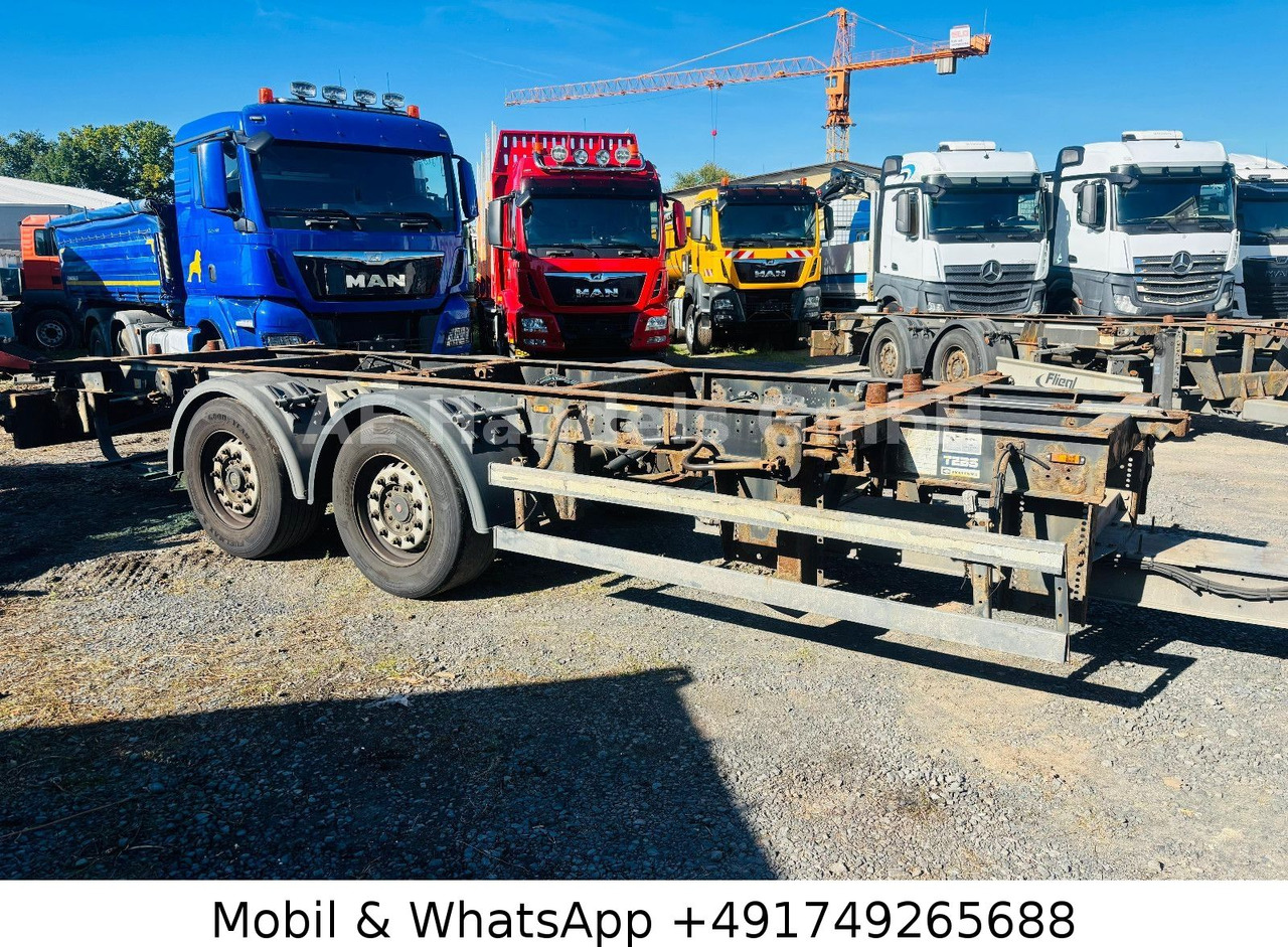 Schmitz Cargobull ZWF 18/L Tandem BDF Tiefgekoppelt*Scheibenbremse - Važiuoklės priekaba: foto 2 Schmitz Cargobull ZWF 18/L Tandem BDF Tiefgekoppelt*Scheibenbremse - Važiuoklės priekaba: foto 2