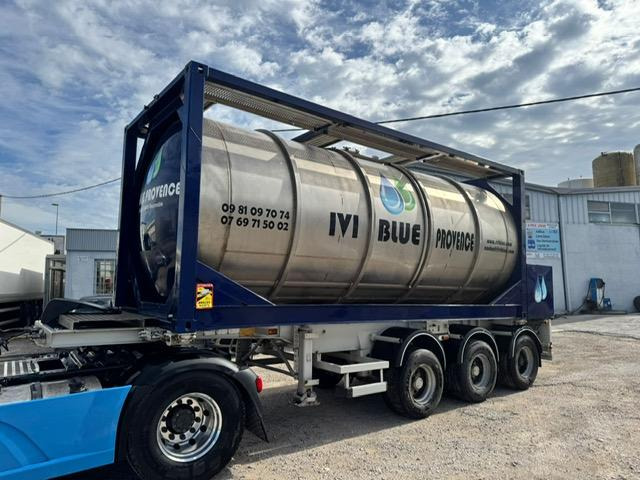 Puspriekabė cisterna pervežimui chemikalų Fruehauf DAF XF 480 + REMORQUE FRUEHAUF CITERNE 23500€: foto 13