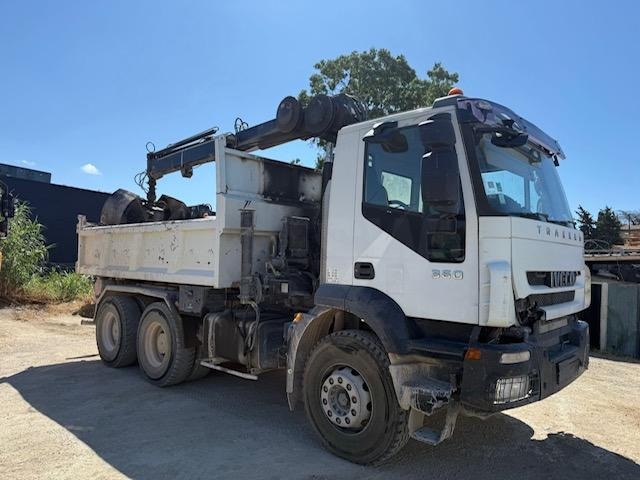 Iveco TRAKKER 360 GRUE HIAB - Savivartis sunkvežimis, Sunkvežimis su kranu: foto 1 Iveco TRAKKER 360 GRUE HIAB - Savivartis sunkvežimis, Sunkvežimis su kranu: foto 1