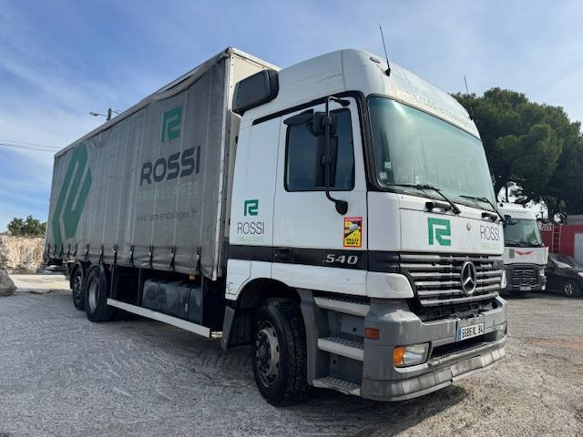 Mercedes 2540 RIDELLES PLATEAU RIDELLES BACHE HAYON - Tentinis sunkvežimis: foto 1 Mercedes 2540 RIDELLES PLATEAU RIDELLES BACHE HAYON - Tentinis sunkvežimis: foto 1