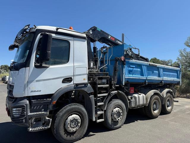 Mercedes AROCS 3243 BI-BENNE GRUE - Savivartis sunkvežimis, Sunkvežimis su kranu: foto 1 Mercedes AROCS 3243 BI-BENNE GRUE - Savivartis sunkvežimis, Sunkvežimis su kranu: foto 1
