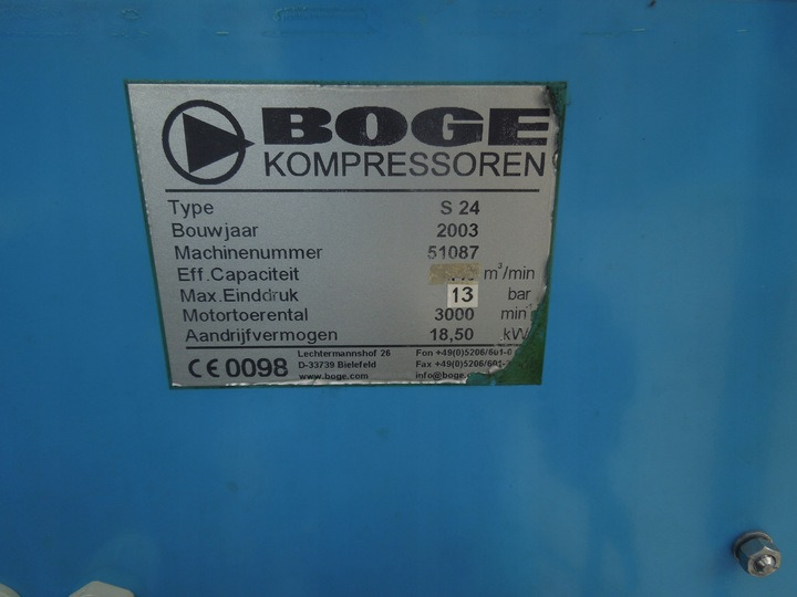 BOGE S24 - Oro kompresorius: foto 3 BOGE S24 - Oro kompresorius: foto 3