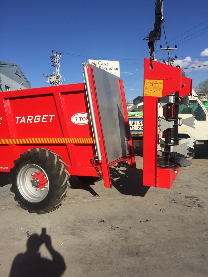 Nauja Mėšlo kratytuvas TARGET 10 TON HYDRAULIC PUSH MANURE SPREADER: foto 13