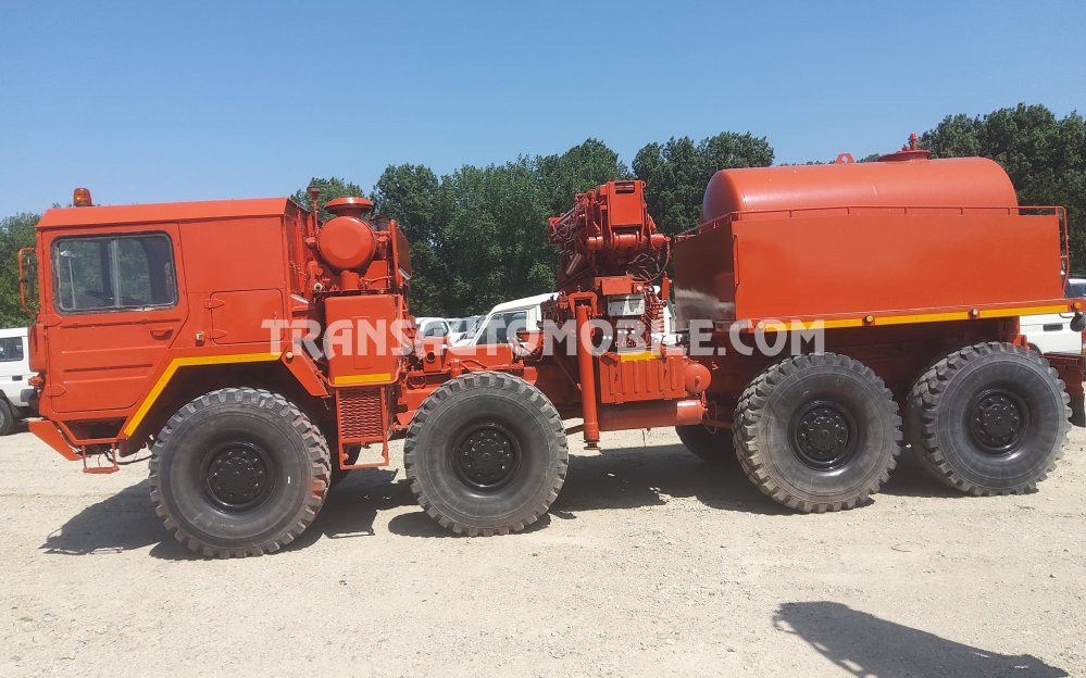 Autocisterna, Sunkvežimis su kranu Man KAT 1 8x8 12.7L TURBO DIESEL GRUE 7 tonnes ATLAS KM4300 M5 + CITERNE CARBURANT mobile 3.500 litres - EXPORT OUT EU: foto 7