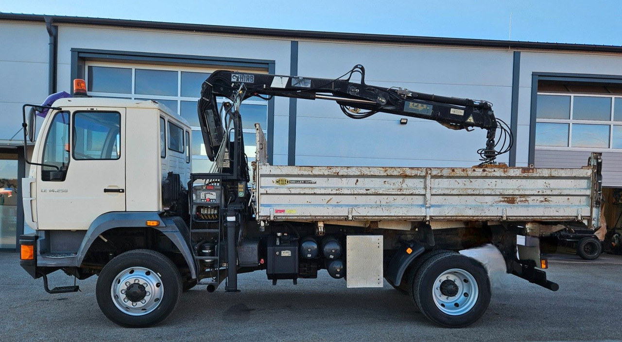 MAN LE 14.250 4x4 HIAB 077BS-2 Kran Greifer - Savivartis sunkvežimis, Sunkvežimis su kranu: foto 5 MAN LE 14.250 4x4 HIAB 077BS-2 Kran Greifer - Savivartis sunkvežimis, Sunkvežimis su kranu: foto 5
