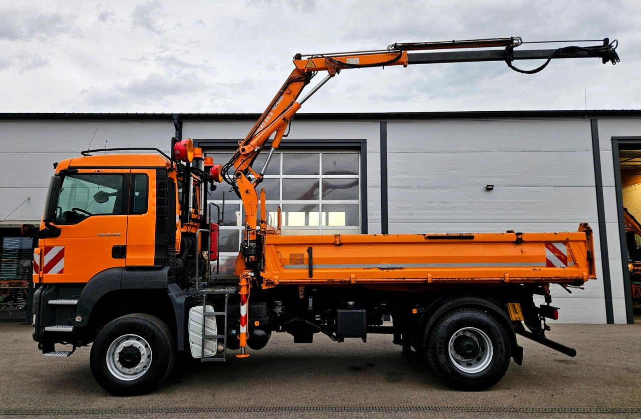 MAN TGS 18.320 4x4 BL Atlas 65.2 Kran Euro5 - Savivartis sunkvežimis, Sunkvežimis su kranu: foto 2 MAN TGS 18.320 4x4 BL Atlas 65.2 Kran Euro5 - Savivartis sunkvežimis, Sunkvežimis su kranu: foto 2