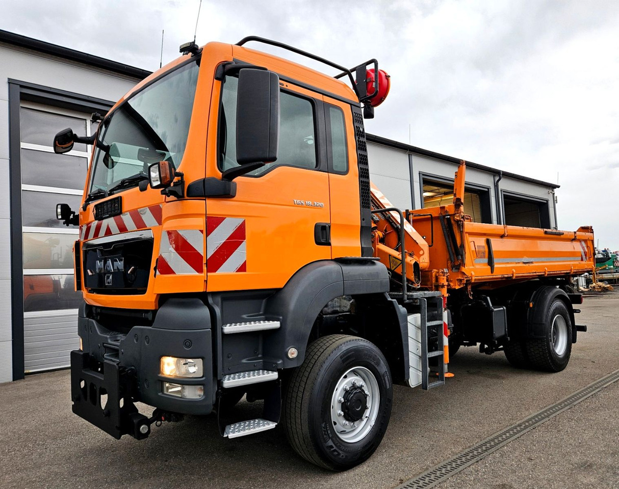 MAN TGS 18.320 4x4 BL Atlas 65.2 Kran Euro5 - Savivartis sunkvežimis, Sunkvežimis su kranu: foto 4 MAN TGS 18.320 4x4 BL Atlas 65.2 Kran Euro5 - Savivartis sunkvežimis, Sunkvežimis su kranu: foto 4