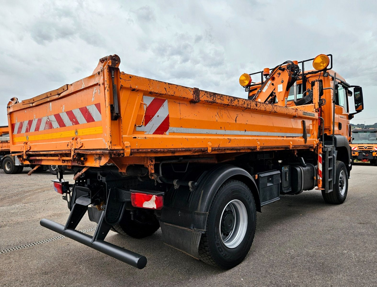 MAN TGS 18.320 4x4 BL Atlas 65.2 Kran Euro5 - Savivartis sunkvežimis, Sunkvežimis su kranu: foto 5 MAN TGS 18.320 4x4 BL Atlas 65.2 Kran Euro5 - Savivartis sunkvežimis, Sunkvežimis su kranu: foto 5