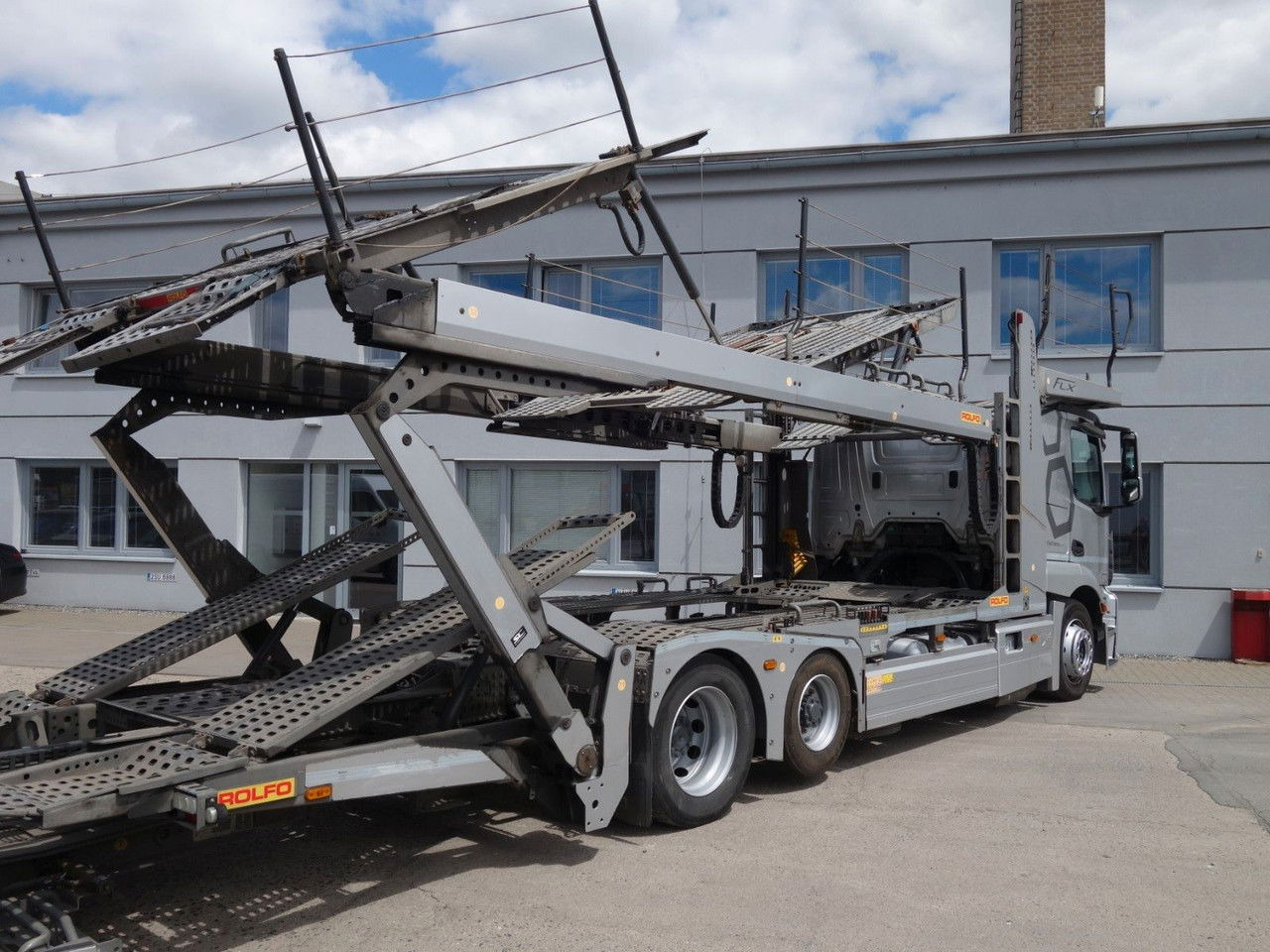 Mercedes-Benz Actros 2443 mit Rolfo FLX, Certifikation VDI - Autovežis sunkvežimis: foto 5 Mercedes-Benz Actros 2443 mit Rolfo FLX, Certifikation VDI - Autovežis sunkvežimis: foto 5