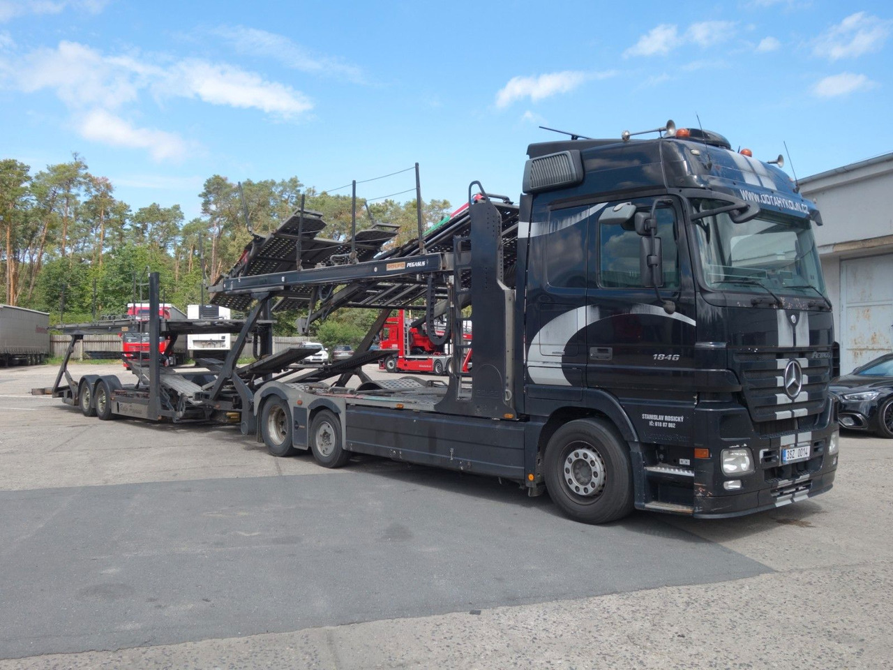 Mercedes-Benz Actros 2446 mit Rolfo für 10 PKW, Retarder - Autovežis sunkvežimis: foto 2 Mercedes-Benz Actros 2446 mit Rolfo für 10 PKW, Retarder - Autovežis sunkvežimis: foto 2