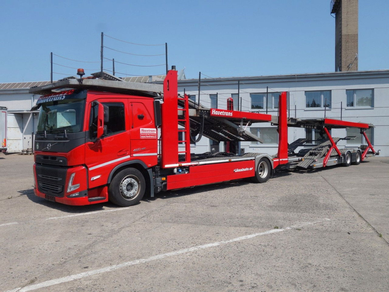 Volvo FM 460 Kässbohrer Vario / Supertrans - Autovežis sunkvežimis: foto 1 Volvo FM 460 Kässbohrer Vario / Supertrans - Autovežis sunkvežimis: foto 1