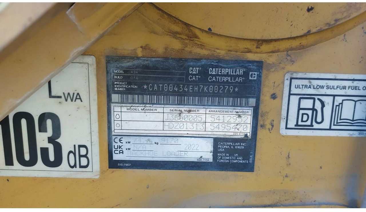Ekskavatorius-krautuvas CAT 434-07: foto 6