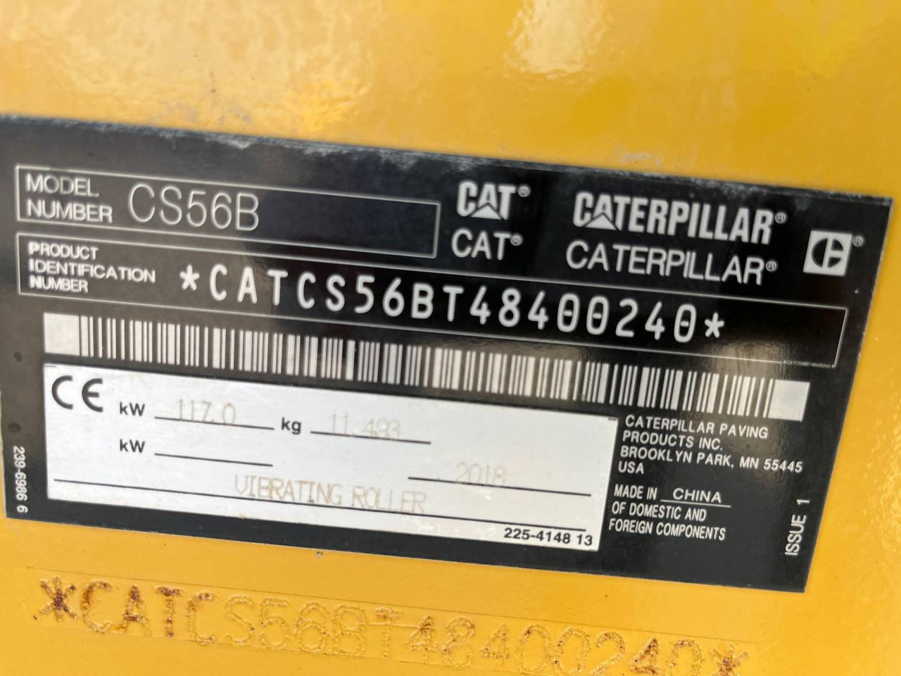 CAT CS56B - Kompaktorius: foto 5 CAT CS56B - Kompaktorius: foto 5