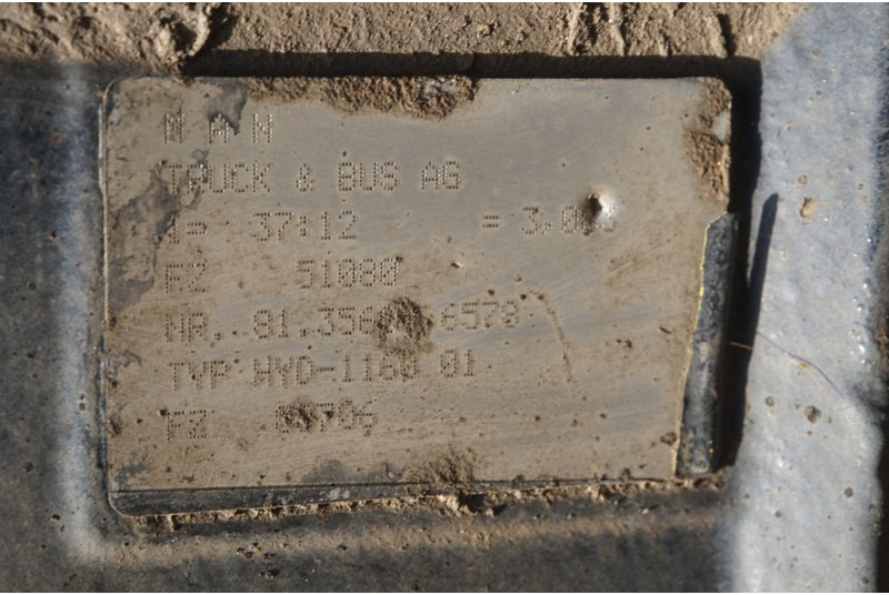 MAN HYD-1160-01 37/12 - Galinė ašis - Sunkvežimis: foto 3 MAN HYD-1160-01 37/12 - Galinė ašis - Sunkvežimis: foto 3