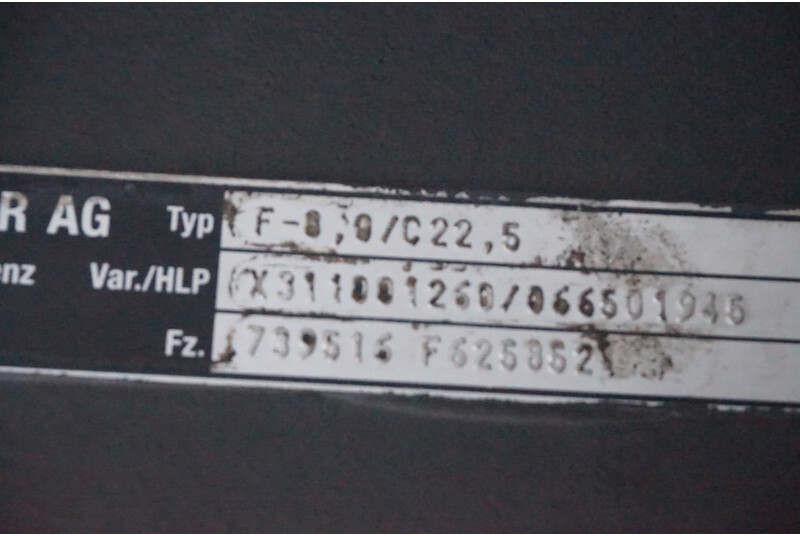 Mercedes-Benz F-8/C22.5 - Priekinė ašis - Sunkvežimis: foto 2 Mercedes-Benz F-8/C22.5 - Priekinė ašis - Sunkvežimis: foto 2