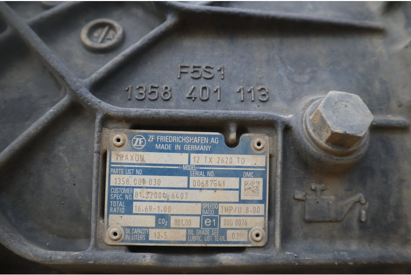 ZF 12TX2620DD 81.32004-6407 - Pavarų dėžė - Sunkvežimis: foto 5 ZF 12TX2620DD 81.32004-6407 - Pavarų dėžė - Sunkvežimis: foto 5