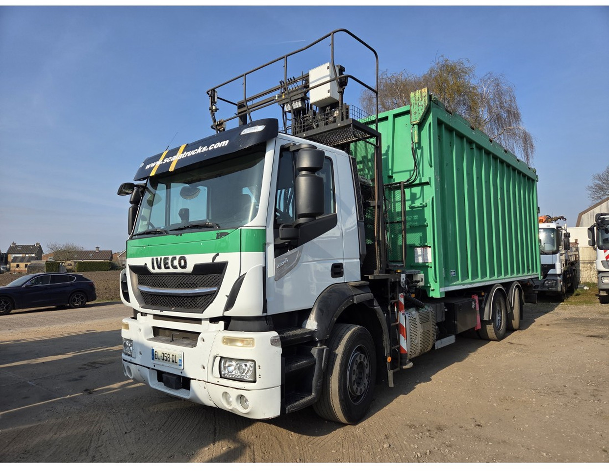 Savivartis sunkvežimis, Sunkvežimis su kranu IVECO STRALIS 420 6X2 TIPPER CRANE KESLA 17 TON 2 EXT STEERING REAR AXLE: foto 7