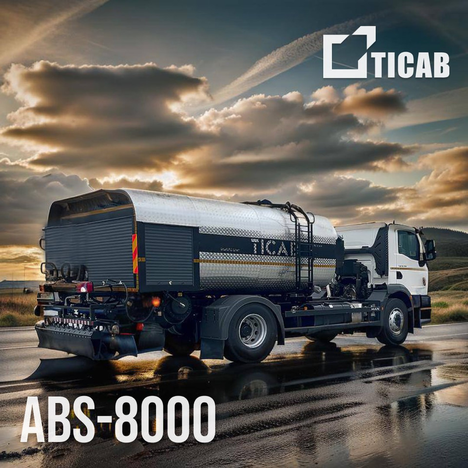 TICAB Аutonomous Asphalt Sprayer 8000 L, Asphalt Distributor, Manufacturer - Betono siurblys: foto 3 TICAB Аutonomous Asphalt Sprayer 8000 L, Asphalt Distributor, Manufacturer - Betono siurblys: foto 3