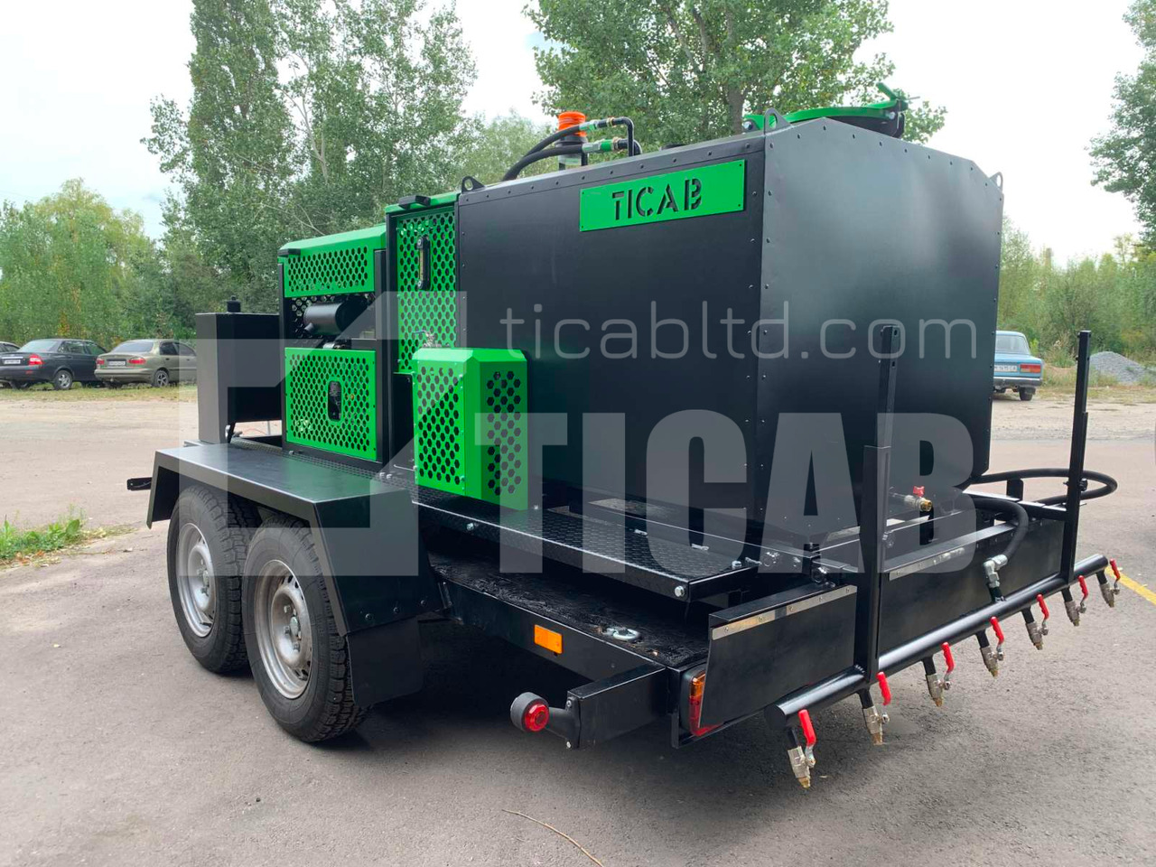 Nauja Gudronatorius TICAB New Bitumen Combo Machine, Asphalt Crack Sealer, Asphalt Distributor, Manufacturer,: foto 7