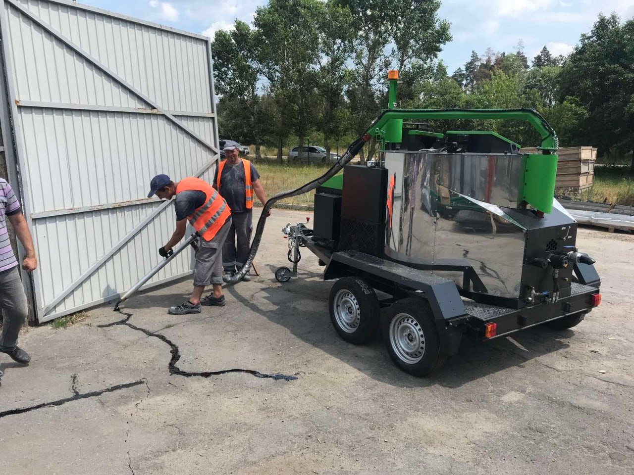 TICAB Сrack Sealing Machine,Asphalt Crack Fill Machine,500 L, Manufacturer, mašīna asfalta šuvju un plaisu aizpildīšanai BPM-500 - Asfalto mašina: foto 5 TICAB Сrack Sealing Machine,Asphalt Crack Fill Machine,500 L, Manufacturer, mašīna asfalta šuvju un plaisu aizpildīšanai BPM-500 - Asfalto mašina: foto 5