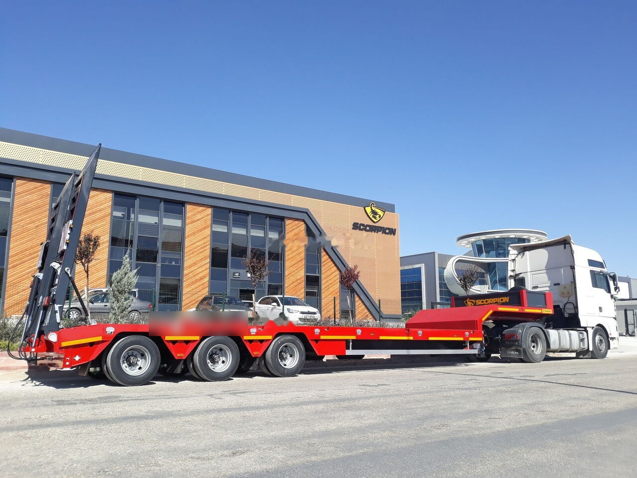 Nauja Žemo profilio platforma puspriekabė Scorpion Trailer SCORPION TRAILER NEW 3 AXLE LWOBED SEMI TRAILER (MANUFACTURER COMPANY): foto 8