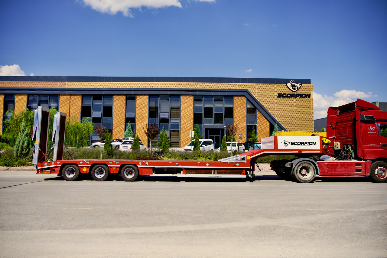 Nauja Žemo profilio platforma puspriekabė Scorpion Trailer SCORPION TRAILER NEW 3 AXLE LWOBED SEMI TRAILER (MANUFACTURER COMPANY): foto 14