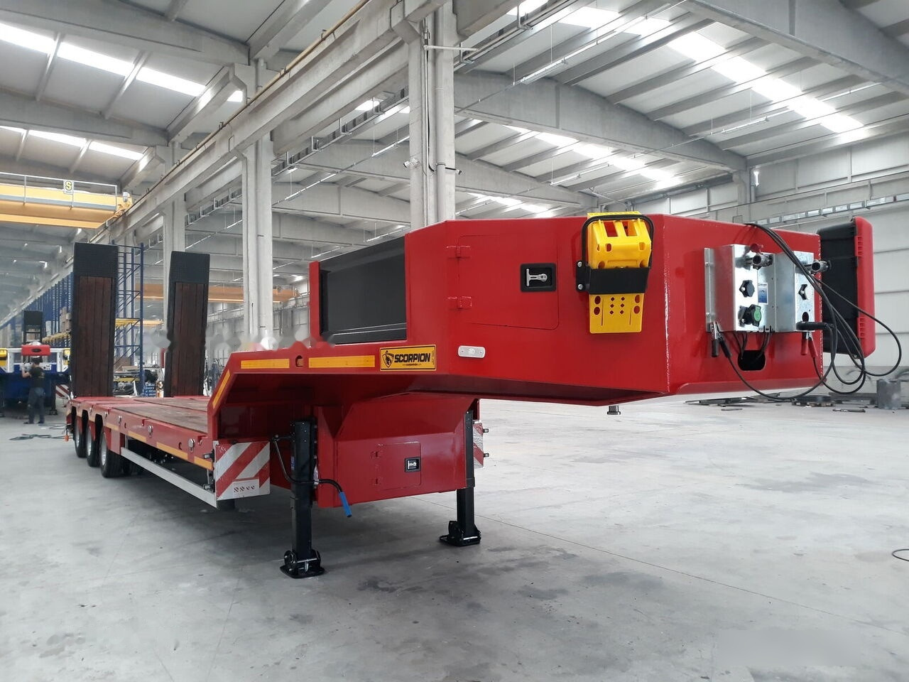 Nauja Žemo profilio platforma puspriekabė Scorpion Trailer SCORPION TRAILER NEW 3 AXLE LWOBED SEMI TRAILER (MANUFACTURER COMPANY): foto 21
