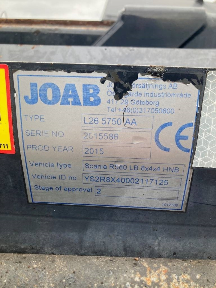 Joab L26 5750AA Lastväxlare - Kablio/ Nuožulnaus pakėlimo sistema: foto 3 Joab L26 5750AA Lastväxlare - Kablio/ Nuožulnaus pakėlimo sistema: foto 3
