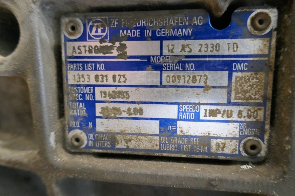Växellåda ZF DAF XF 460 - Pavarų dėžė - Sunkvežimis: foto 5 Växellåda ZF DAF XF 460 - Pavarų dėžė - Sunkvežimis: foto 5