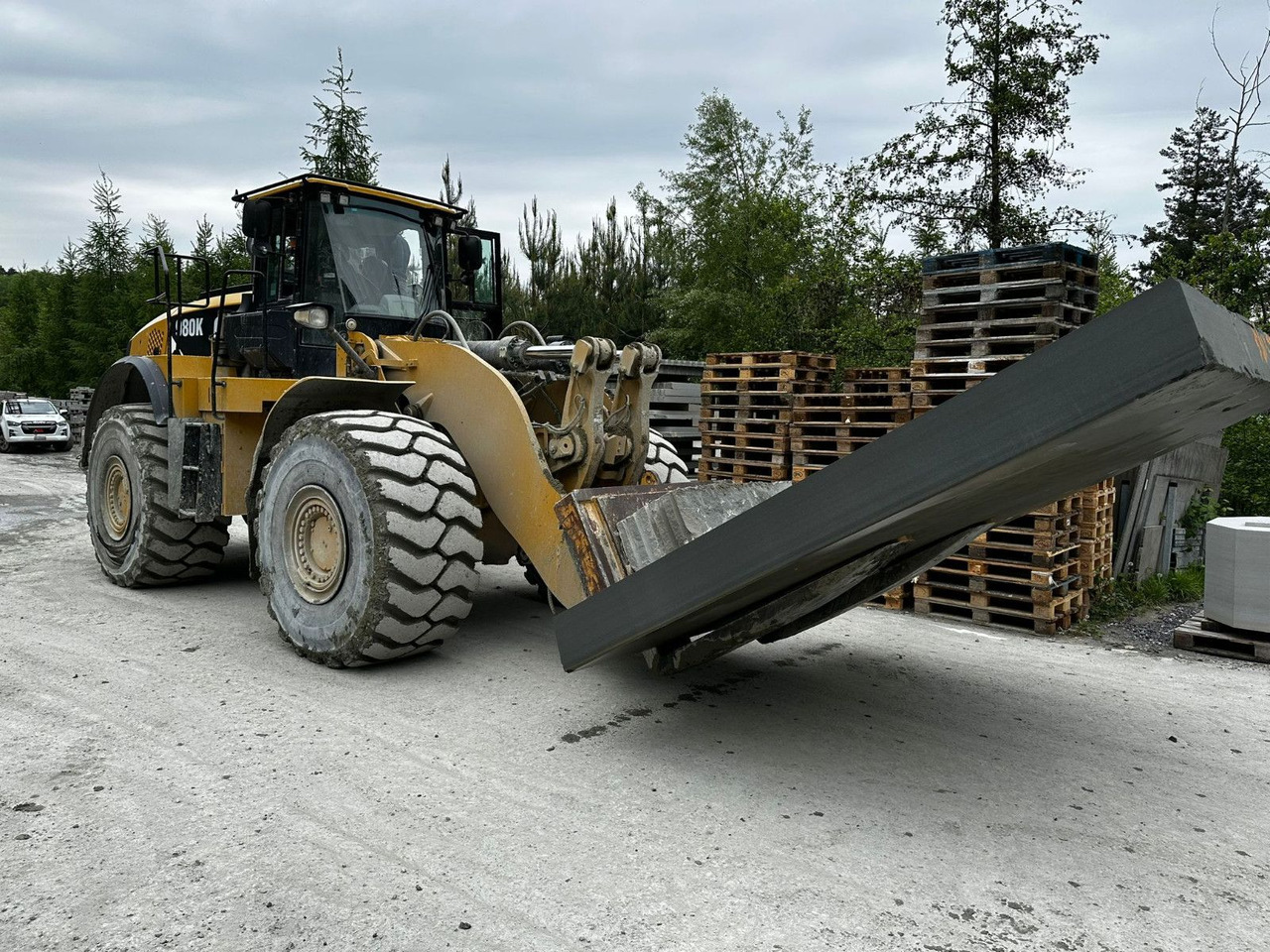 CAT 980K Block Handler,Bucket + forks,Schaufel+Gabel - Ratinis krautuvas: foto 4 CAT 980K Block Handler,Bucket + forks,Schaufel+Gabel - Ratinis krautuvas: foto 4