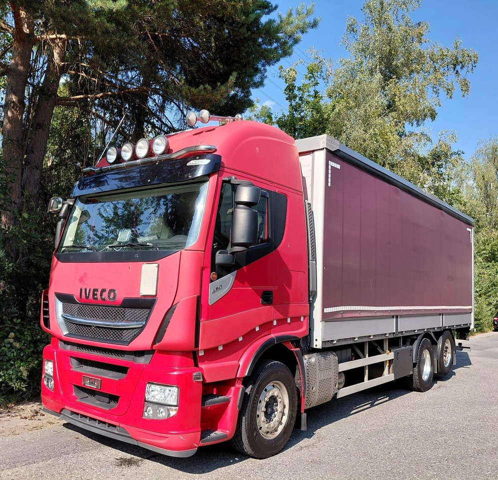 Iveco 260S42 Stralis, 6x2, Retarder, Euro 6, 7.80m box - Tentinis sunkvežimis: foto 3 Iveco 260S42 Stralis, 6x2, Retarder, Euro 6, 7.80m box - Tentinis sunkvežimis: foto 3