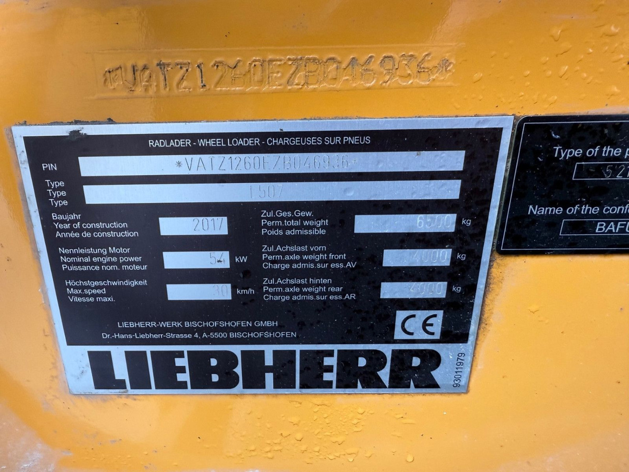 Ratinis krautuvas Liebherr L507, Gabel+Schaufel, ONLY 850hours: foto 7