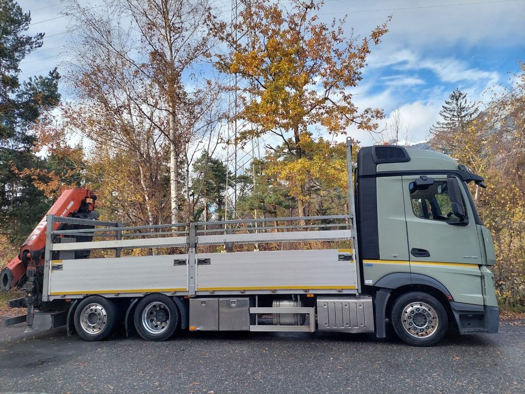 Mercedes-Benz Actros 2545 6x2, E6, Effer 265/6S - Sunkvežimis su kranu, Platforminis/ Bortinis sunkvežimis: foto 5 Mercedes-Benz Actros 2545 6x2, E6, Effer 265/6S - Sunkvežimis su kranu, Platforminis/ Bortinis sunkvežimis: foto 5