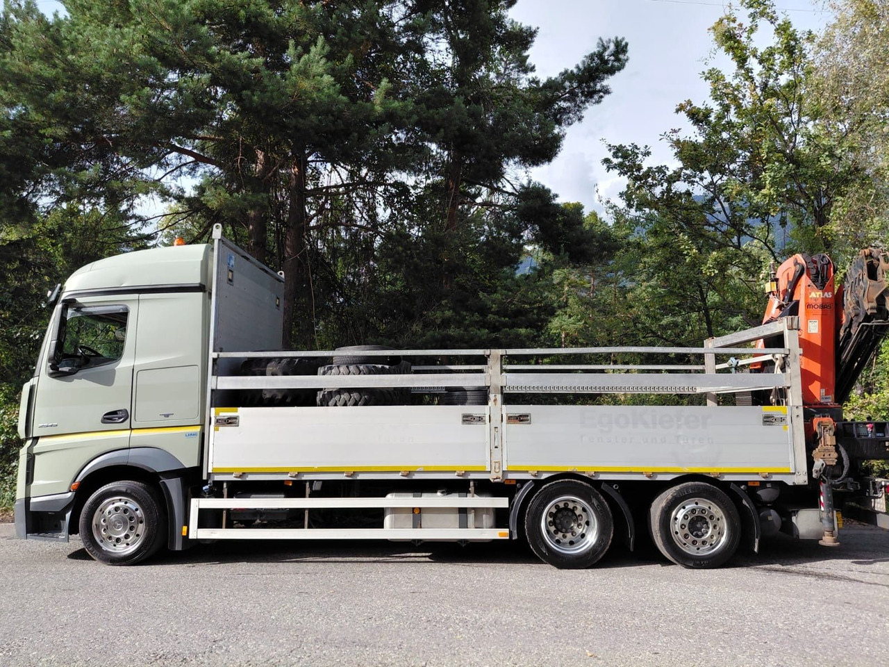 Mercedes-Benz Actros 2545 6x2, E6, Retarder, Effer 265/6S - Sunkvežimis su kranu: foto 3 Mercedes-Benz Actros 2545 6x2, E6, Retarder, Effer 265/6S - Sunkvežimis su kranu: foto 3