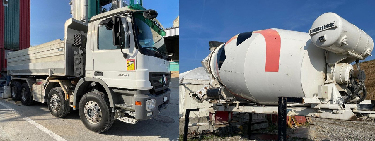 Mercedes-Benz Actros 3241 8x4,E5,Wechselsystem Mischer/Kipper - Betonvežis: foto 1 Mercedes-Benz Actros 3241 8x4,E5,Wechselsystem Mischer/Kipper - Betonvežis: foto 1